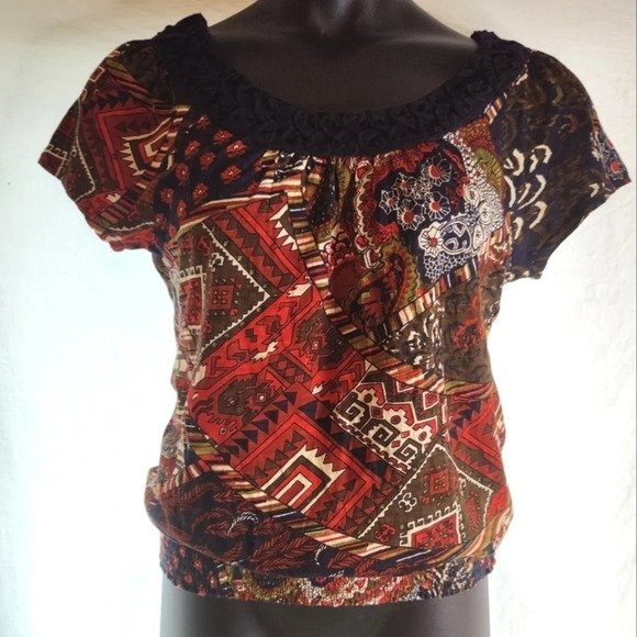 Lucky Brand Boho Fancy Tee NWT ๐ - Picture 8 of 8